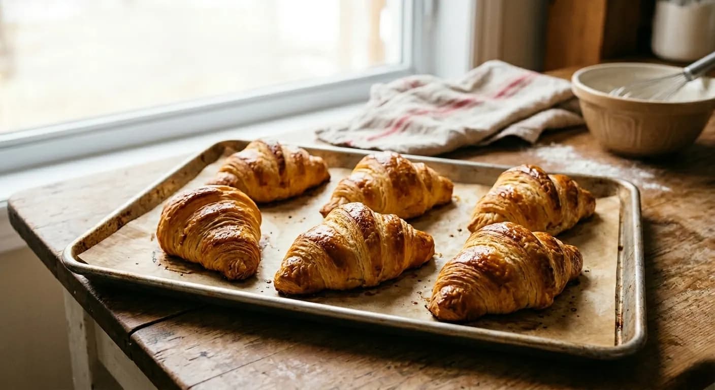 Croissants Au Pain Doré